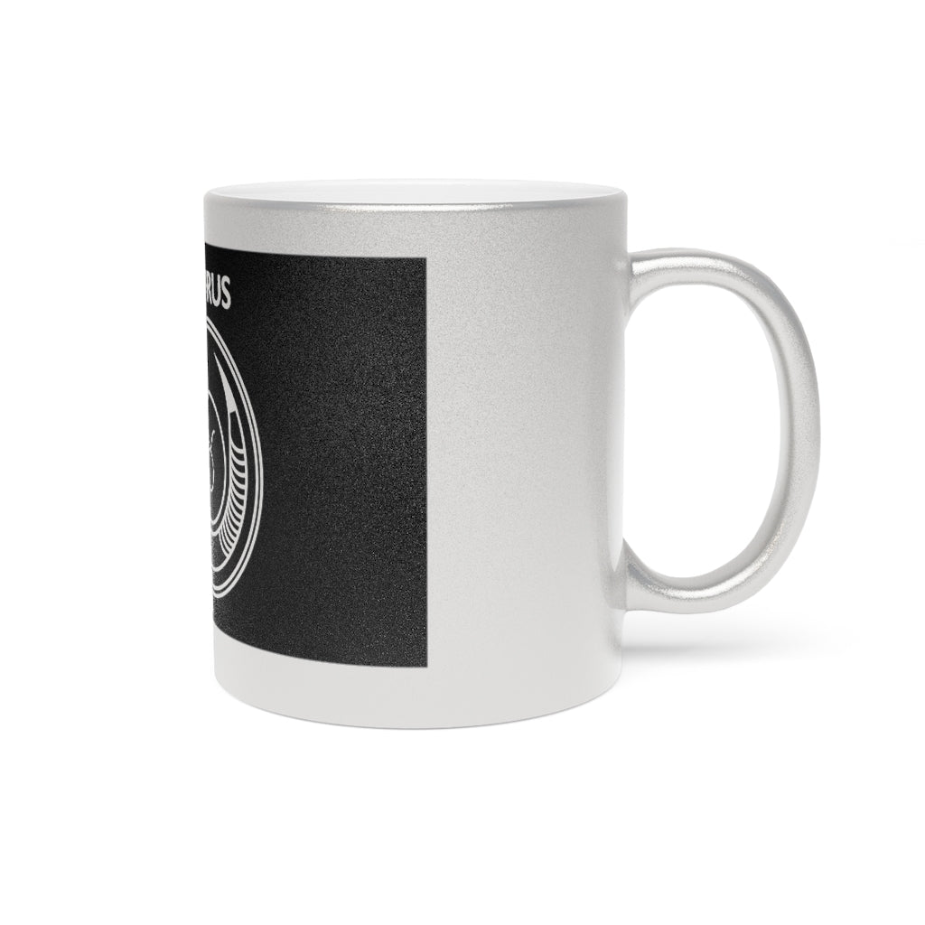 Taurus - 11 Oz Metallic Mug (Silver / Gold)