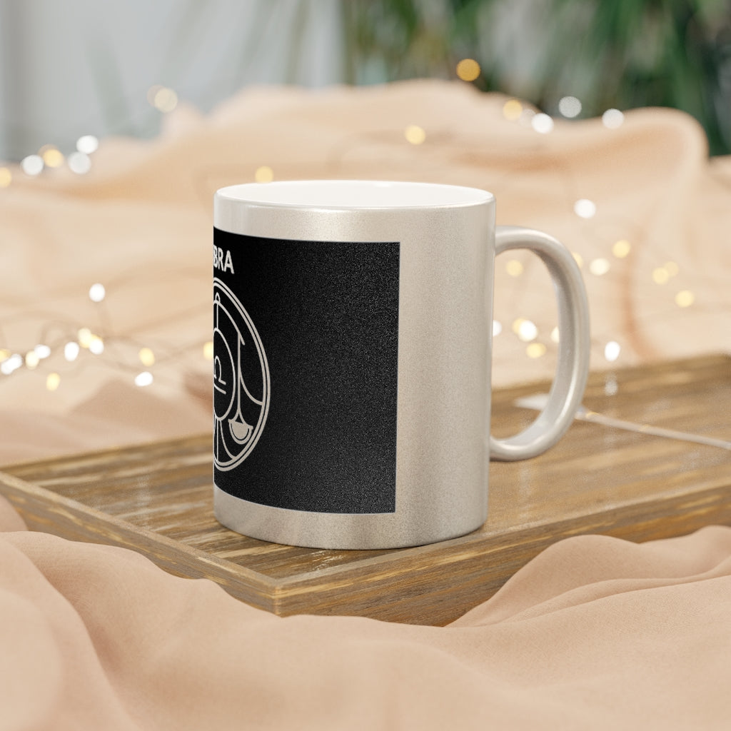 Libra - 11 Oz Metallic Mug (Silver / Gold)